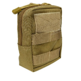 Poche Utilitaire Molle Tan 1000D - Compacte et Robuste 15x10 cm