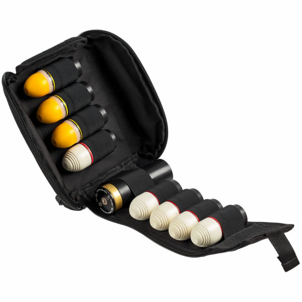 Poche Grenades Taginn Noire - Fixation MOLLE pour Airsoft/Paintball