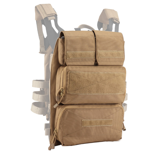 Poches JPC 2.0 Tan : Modulaires et Durables pour Gilets Tactiques