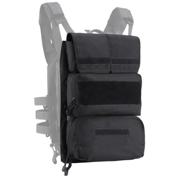 Poches JPC 2.0 Noires : Modulaires, Compatibles MOLLE