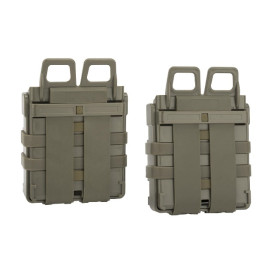 Porte Chargeur Rigide 7.62 Tan Molle pour Airsoft M4