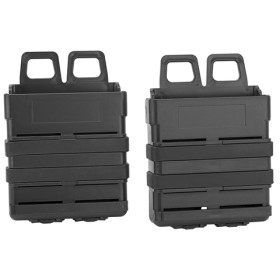 Porte Chargeur Rigide 7.62 Noir M4 Airsoft - Fixation Molle