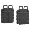 Porte Chargeur Rigide 7.62 Noir M4 Airsoft - Fixation Molle