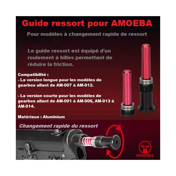 Guide Ressort Ares Amoeba Long : Pour Répliques AMOEBA Uniquement