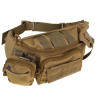 Banane Tactique Tan : Nylon Renforcé, Système Molle Polyvalent