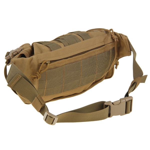 Banane Tactique Tan : Nylon Renforcé, Système Molle Polyvalent