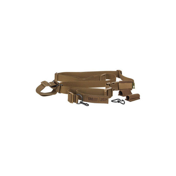 Sangle 1 Point Haute Résistance Taginn - Coyote Brown, Polyvalente