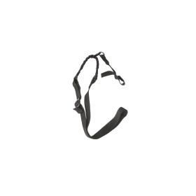 Sangle 1 point Bungee noir airsoft - Nylon 600D, détache rapide