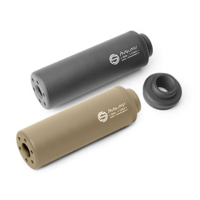 Silencieux SS-80 Noir : 14 mm CW/CCW, Compact et Discret