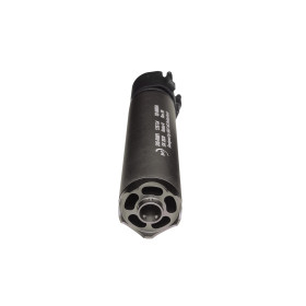 Silencieux B&T Rotex-V gris : Réduction sonore optimale, 170 mm