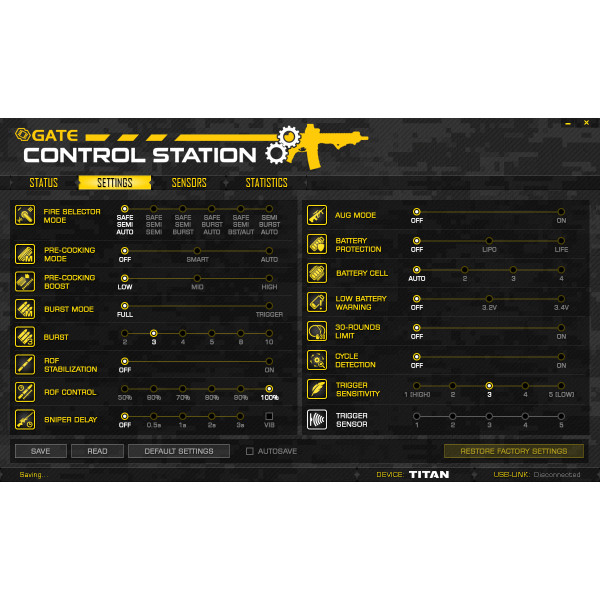 Titan V2 Advanced Set : Mosfet Avancé pour Gearbox V2