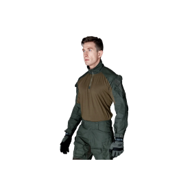 T-shirt de Combat G3 Olive L - Résistant Rip-Stop & Coudières