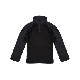 T-shirt de Combat G3 Noir L - Résistant Rip-Stop & Poches Velcro