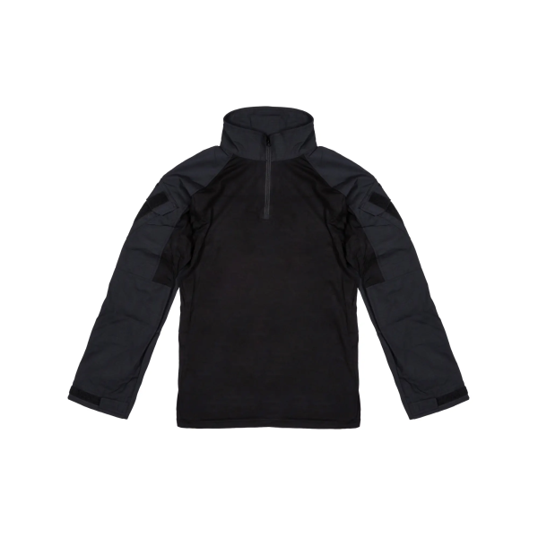 T-shirt de Combat G3 Noir L - Résistant Rip-Stop & Poches Velcro