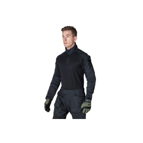 T-shirt de Combat G3 Noir S - Résistant Rip-Stop & Coudières