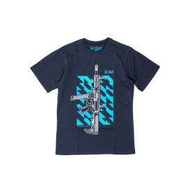 T-shirt Your Way Bleu M : Confort et Durabilité pour la Chasse