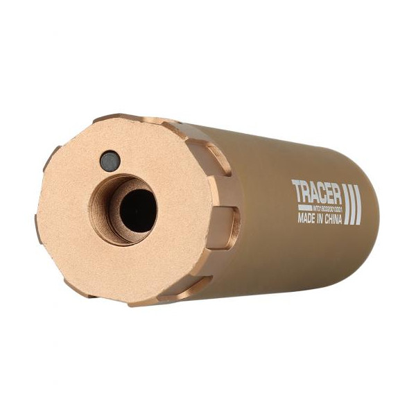 Traceur USB CCW Long Tan : Silencieux 14 mm CCW, 2000 tirs