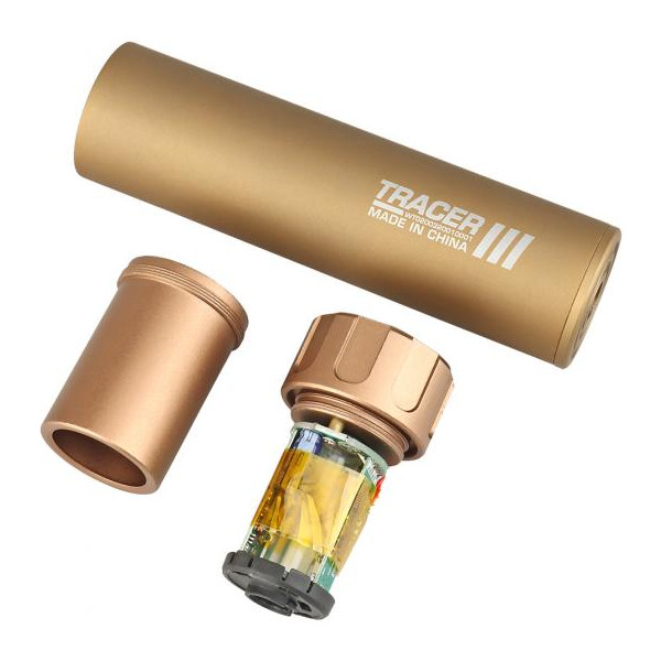 Traceur USB CCW Long Tan : Silencieux 14 mm CCW, 2000 tirs