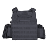 Veste Operator 500D Nylon Noir : Résistance et Système MOLLE