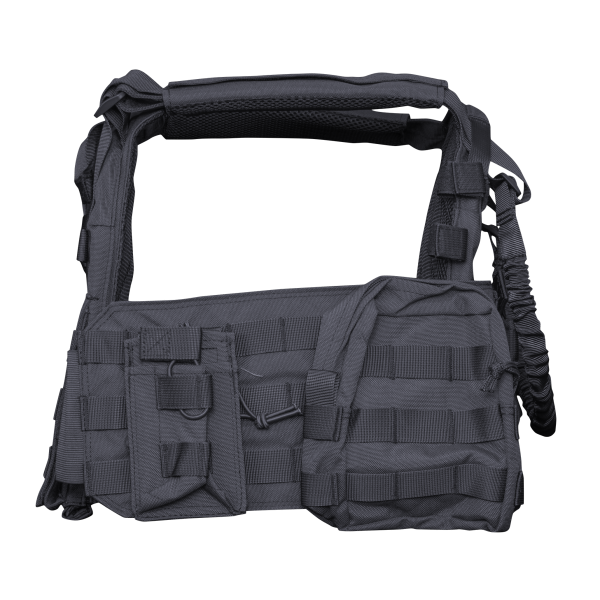 Veste Operator 500D Nylon Noir : Résistance et Système MOLLE