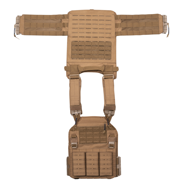 Veste Porte Plaques 600D Coyote : Ergonomie et Durabilité Tactique