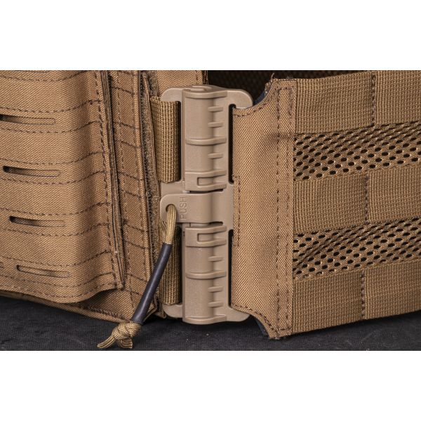 Veste Porte Plaques 600D Coyote : Ergonomie et Durabilité Tactique