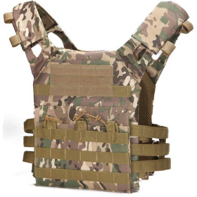 Gilet Porte Plaques JPC LW MC : Léger, Résistant, Modulable