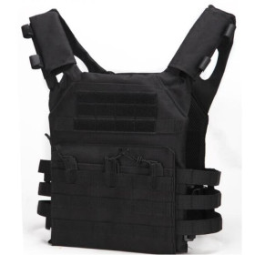 Veste JPC LW Noire : Légèreté et Modularité pour Airsoft