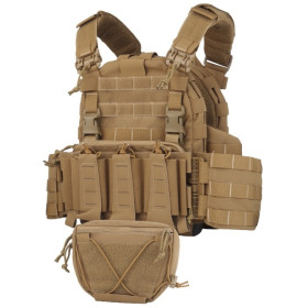 Veste Arc System Coyote Brown : Support Plaque Tactique Cordura