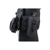 Veste tactique 6094 noire : robustesse et modularité MOLLE