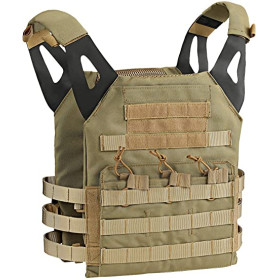 Veste JPC Coyote Brown : Gilet MOLLE Léger et Réglable 900D