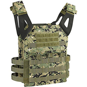 Gilet JPC AOR2 : Léger, Résistant, Compatible MOLLE, Taille S-XL