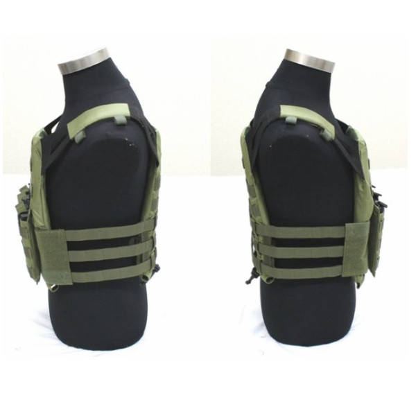 Gilet JPC OD : Mobilité et Protection en Nylon 900D, MOLLE Intégré