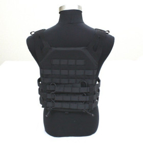 Veste JPC Noire : Légèreté et Modularité avec Système MOLLE