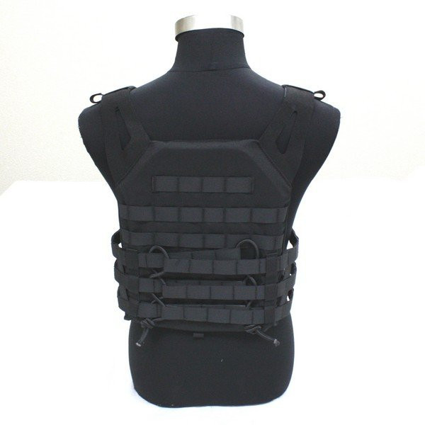 Veste JPC Noire : Légèreté et Modularité avec Système MOLLE