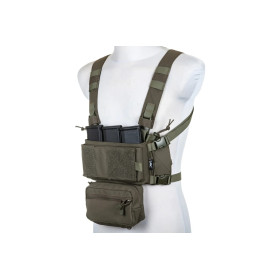 Veste Adaptive Chest Rig V2 OD Specna Arms - 6 Chargeurs M4/M16