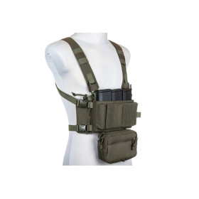Veste Adaptive Chest Rig V2 OD Specna Arms - 6 Chargeurs M4/M16