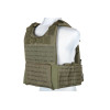 Veste Plate Carrier QR OD : Gilet Tactique en CORUND 500D, SAPI M