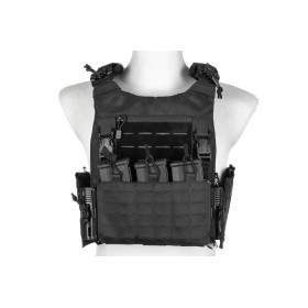 Veste Plate Carrier QR Noire : Résistance et Confort en Milieu Hostile