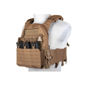 Veste Plate Carrier QR II Tan : Système MOLLE & Dégagement Rapide