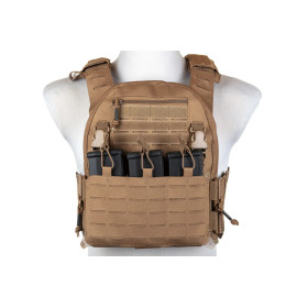 Veste Plate Carrier QR II Tan : Système MOLLE & Dégagement Rapide