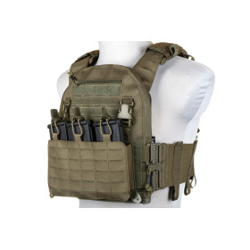 Veste Plate Carrier QR II OD : Résistance et Confort en Milieu Exigeant