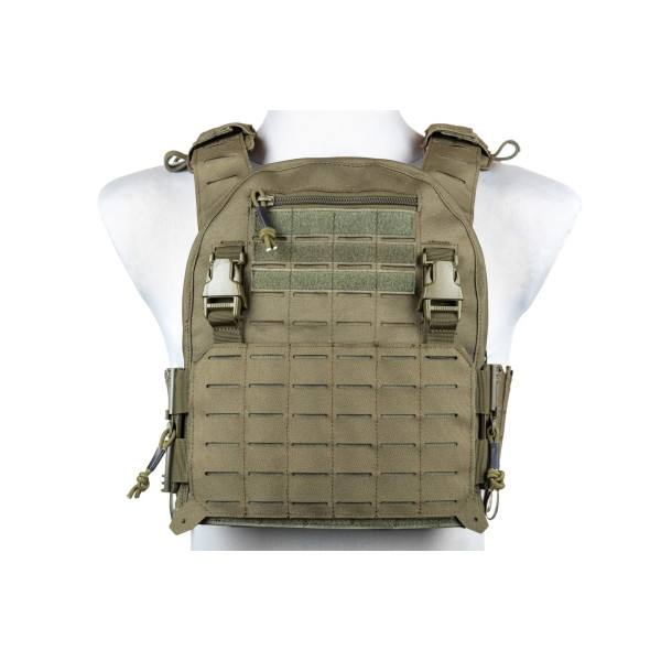 Veste Plate Carrier QR II OD : Résistance et Confort en Milieu Exigeant