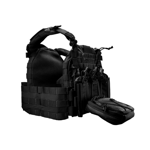 Veste Strike System PC-01 Noir : Confort et Modularité Terrain