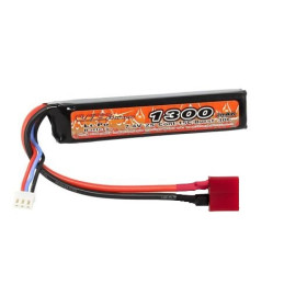 Batterie Li-Po 7.4V 1300mAh Dean : Fiabilité pour Airsoft