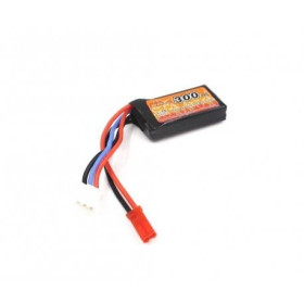 Batterie Li-Po 7.4V 300mAh pour Répliques HPA, Décharge 35C