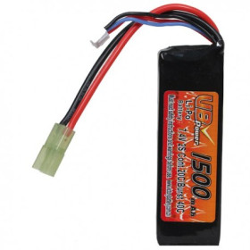 Batterie Li-Po 7.4V 1500mAh : Puissance et Sécurité Airsoft