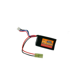 Batterie Li-Po 7.4V 400mAh pour Boîtier ANPEQ Airsoft