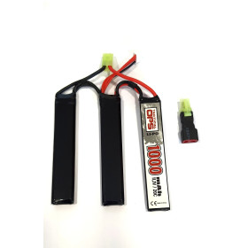 Batterie Li-Po 11,1V 900mAh pour Répliques Airsoft Li-Po Ready
