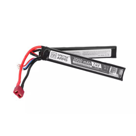 Batterie Li-Po 7.4V 2000mAh Dean : Autonomie et Réactivité Airsoft